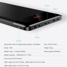 Load image into Gallery viewer, Baseus Powerbank 10000 mAh charge rapide