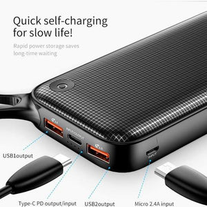 Baseus Powerbank 20000 mAh charge rapide